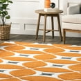 thumbnail image 6 of nuLOOM Gabriela Contemporary Trellis  Area Rug, 2' 6" x 6', Runner, Gabriela Deep Orange, 6 of 6