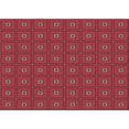thumbnail image 1 of Ahgly Company Tapis d'Intérieur Lavables en Machine Rectangle Transitionnel Rouge Cramoisi, 5' x 8', 1 of 7