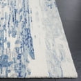 thumbnail image 4 of SAFAVIEH Metro Teague Abstract Area Rug, Ivory/Blue, 6' x 6' Square, 4 of 11