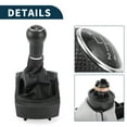 thumbnail image 4 of Unique Bargains Gear Shift Knob with Cover 6 Speed Manual Stick Shifter Knob for SEAT Ibiza 02-08 Plastic Faux Leather, 4 of 6