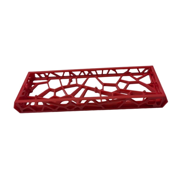 Funda para teclado, suministros de refrigeración, protección multifuncional, montaje rápido, hueca Rojo