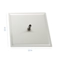 thumbnail image 2 of Rain Fixed Shower Head (12 Inch Square, Brushed Nickel), 2 of 7