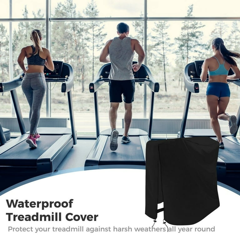 Treadmill Cover Waterproof Treadmill Covers with Drawstring Dust proof Running Machine Ideal for Indoor Outdoor Home Treadmill Use 46 x 38 x 66 inches Walmart