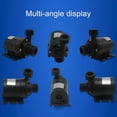 thumbnail image 4 of DC 12V Ultra Quiet Mini IP68 800L/H 19W Brushless Motor Submersible Water Pump SNO88, 4 of 5