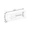 thumbnail image 4 of Mueble Para Tv De 70" Nogal C/Puerta Corrediza NT1140, 4 of 4