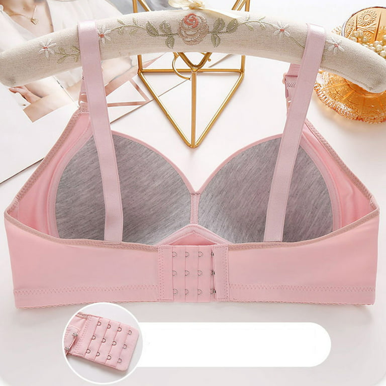 RYRJJ Wireless Support Bras for Women Full Coverage And Lift Plus Size Bras  Push Up Wirefree Bralette Minimizer T-Shirt Bra for Everyday