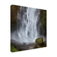 thumbnail image 2 of Trademark Fine Art 'Multmomah Falls Square' Canvas Art by Jason Matias, 2 of 3