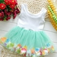thumbnail image 2 of URMAGIC Newborn Baby Girls Bead Flower Princess Dress Lace Wedding Tutu Dresses, 2 of 5