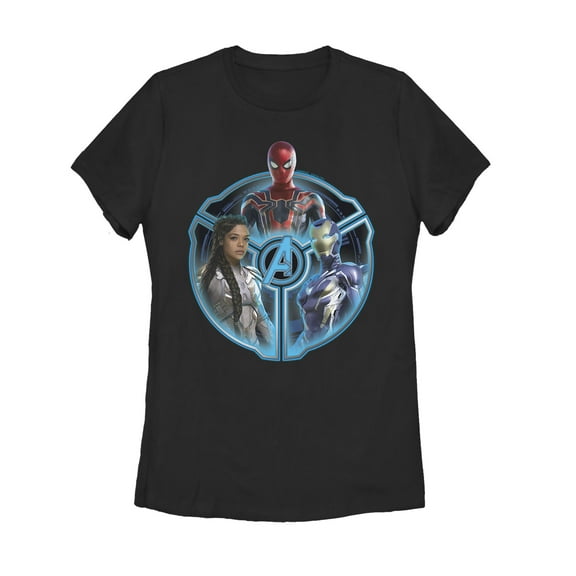 Women's Marvel Avengers: Endgame Trio Graphic Tee Black Medium