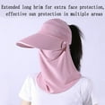 thumbnail image 4 of Outdoor UPF 50+ UV Sun Protection Waterproof Breathable Face Neck Flap Cover Folding Sun Hat for Men/Women, 4 of 8