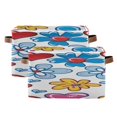 thumbnail image 2 of Colorful Hand Drawn Hearts Flowers Square Storage Bins with Handles Collapsible Containing Box 1 Pack, 2 of 9