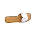 thumbnail image 3 of Sandalias de piso Exterior Piel Vegana Color Blanco Para Mujer, 3 of 3