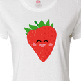 thumbnail image 4 of Inktastic Strawberry Kawaii Women's T-Shirt, 4 of 5