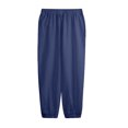 thumbnail image 4 of CONZONE Mens Linen Pants Tapered Leg Elastic Waist Drawstring Joggers For Men Relaxed Fit Casual Summer Trousers With Pockets, 4 of 5