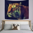 thumbnail image 3 of FREEAMG Tapestry Abstract Tiger Animal Tapestry Wall Hanging Decorative Wall Tapestries Wall Art Wall&nbsp;Blanket&nbsp;Bedding Tapestry for Bedroom Living Room Dorm Home Decor 80"x60", 3 of 7