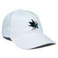 thumbnail image 3 of Men's Levelwear White San Jose Sharks Matrix Adjustable Hat, 3 of 4