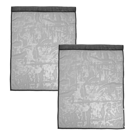 ROSENICE 2Pack Short Curtains For Living Room Polyester Classic Design Family Users