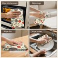 thumbnail image 5 of 4 Pcs Pioneer Flower Floral Print Pattern Funny Kitchen Towels, Microfiber Dish Towels, Kitchen Tea Towels Set 18" X 26", 5 of 6
