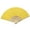 Yellow, variant on Folding Hand Held Decorative Fan 7-Inch Paper and Paper Patterned Portable Hand Fan for Weddings Parties Dance Performances Home Decoration Craft Display Accessory Orange