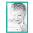 thumbnail image 2 of ArtToFrames 18" x 26" Aqua Picture Frame, 18x26 inch Green Wood Poster Frame (WOM-5186),  Pack, 2 of 5