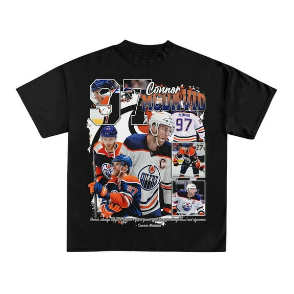Connor Mcdavid tee - Hockey Fan T-Shirt, Sports Tee, Unisex Cotton Tee, Gift for Him