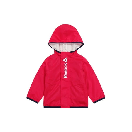 Reebok Baby Boy's Hooded Full Zip Wind Jacket (0/3 Months - 24 Months)