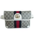 thumbnail image 1 of Pre-Owned GUCCI Waist Bag Belt Ophidia GG Supreme Canvas Leather Beige Brown... (Good), 1 of 5
