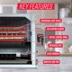thumbnail image 4 of Ronco ST5000PLAT Asador digital Showtime, edición Platinum, cocina los alimentos perfectamente cada vez, 3 modos de cocción: asar, dorar y sin rotación de calor, acero inoxidable, 4 of 5