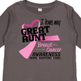 thumbnail image 4 of Inktastic I Love my Great Aunt-Breast Cancer Awareness Boys or Girls Long Sleeve Toddler T-Shirt, 4 of 5