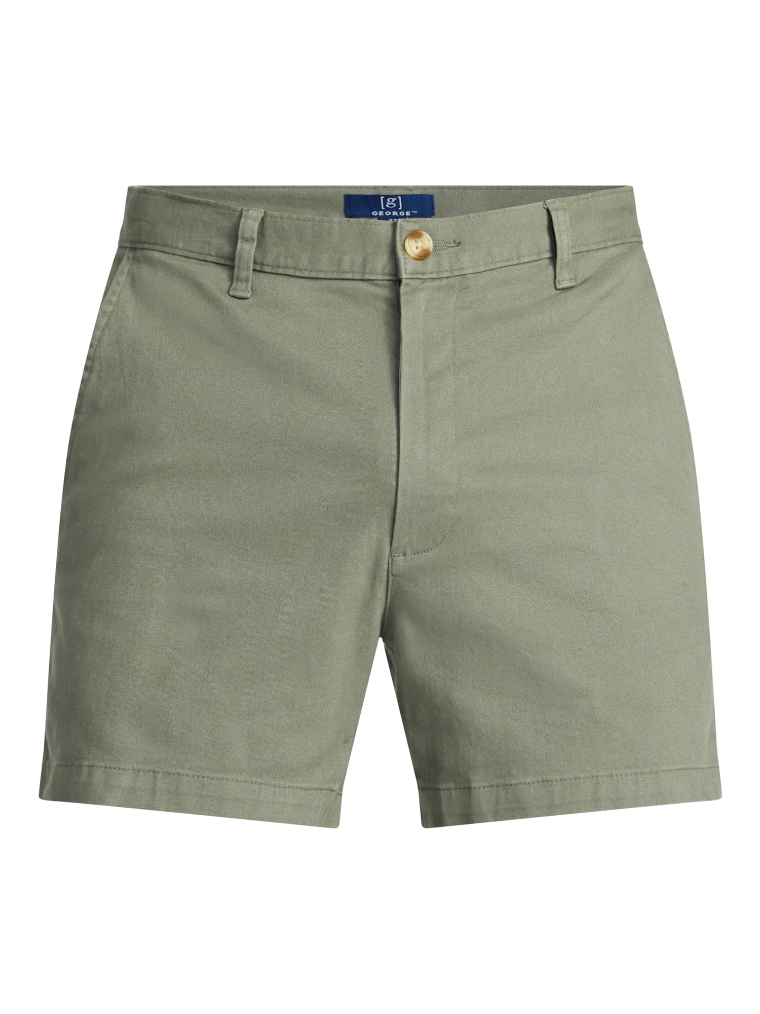 George Men's & Big Men's Modern Fit Flat Front Shorts, 5", 7", 9" Inseams, Sizes 28-54