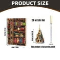thumbnail image 3 of Christmas Decorations for The Home 24 Days Christmas Countdown Box Book Styling Acrylic Pendant Holiday Decorations with Collecting Christmas Countdown Calendar, 3 of 9