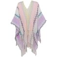 thumbnail image 1 of LinYooLi Women Knit Bohemia Pashmina Shawls Fashion Colorful Wraps Poncho Cape with Tassek Cardigan Fall Spring, 1 of 5