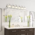 thumbnail image 4 of Livex Lighting Belmont 6 Bath Light in Brushed Nickel and Chrome, 4 of 9