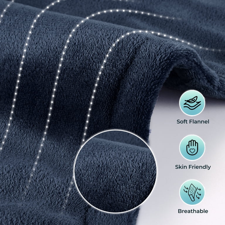 MaxKare Extra Large Flannel Heating Pad with 4 Heat Settings