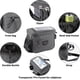 thumbnail image 2 of Fahrrad Lenkertasche Wasserdichte,5l Fahrradtasche Lenker,fahrradkorb Tasche Mit Touchscreen,lenkertasche Fronttasche Mit Tragegurt & Regenschutz,fahr, 2 of 5