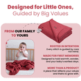 thumbnail image 2 of Little Dedi 100% Organic Cotton Baby Knitted Blanket with Gift Box - Soft Toddler, Crib, Stroller Blanket - Neutral Swaddle and Receiving Blanket for Newborns, 30"x40", Amberglow, 2 of 8