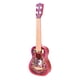 thumbnail image 2 of Ukelele de , juguete educativo, guitarra pequeña, lindo juguete portátil de guitarra simulada para cultivar interés, práctica, principiantes, rojo Hugo  Mini ukelele para niños, 2 of 10
