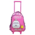 thumbnail image 4 of Mochila Escolar Rodante para Niña personaje Molang color Rosa, 4 of 7