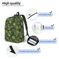 thumbnail image 4 of Honeii Marine Anchors And Compass Print Canvas College Laptop Backpack, Durable Rucksack Travel Notebook Bag School Backpack Book Bag for Men Women-Medium, 4 of 7