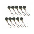 thumbnail image 2 of 10x 1.5 - 3V DC Micro Flat Button Coin Vibrating Vibrator Motors 3V 10MM*2.7MM, 2 of 5