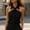 Black, variant on Women Blouse Tie-Neck Halter Sleeveless Shirt Slim Fit Top Off Shoulder Casual Pullover,Halter Blouse,Tie Shirts for Women-Blue-XL