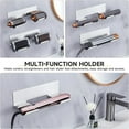 thumbnail image 6 of Wall Mount Hair Tool Organizer with 304 Stainless Steel and Soft Eva Pads, Non-slip & Scratch-resistant Storage for Curling Irons and Hair Straighteners, Space Saving Design for Salon and, 6 of 8