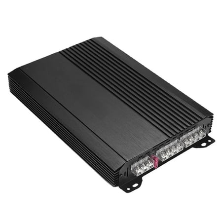 Black 4 Channel Car DC12V High Power 4x60W Full Aluminum Alloy High Sound Quality Subwoofer Amplifier Car Audio Modification ,Home Audio Amplifier