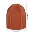 thumbnail image 2 of Manchon de Réservoir de Gaz Plat Manchon de Protection pour Réservoir de Propane pour Extérieur (Marron), 2 of 8