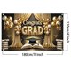 thumbnail image 3 of Banner fotográfico de graduación | Fondo de poliéster multicolor de 180 x 109 cm | Decoración para fiesta de graduación resistente a las arrugas y a los desgarros | Mantel para colgar en la pared, 3 of 5