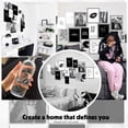 thumbnail image 4 of 97 Decor Minimalist 8x10 Black White Poster Set, 16 Pieces, 4 of 7