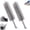Gray*2pcs, variant on Fan Cleaner Brush, Flexible Ceiling Fan Cleaner, New Bendable Dusting Brush for Electric and Blind, Reusable Microfiber Dust Collector