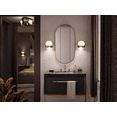 thumbnail image 4 of KOHLER Jabot 1-Light Jade with Brushed Moderne Brass Accents Wall Sconce, 4 of 5