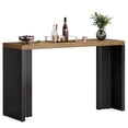thumbnail image 1 of Fnova 55 Inch Counter Height Bar Table with 350 lbs Load, Tall Bar Table for Living Room, Kitchen, Home Bar, Small Space, 1 of 8