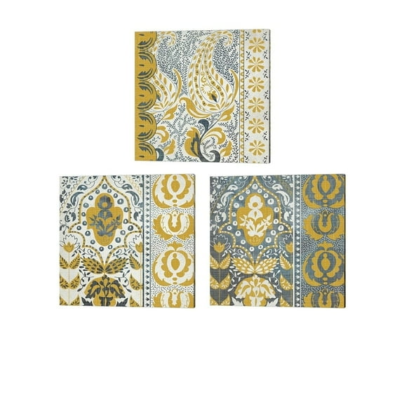 Metaverse Chariklia Zarris 'Exotic Journey' Canvas Art (Set of 3)